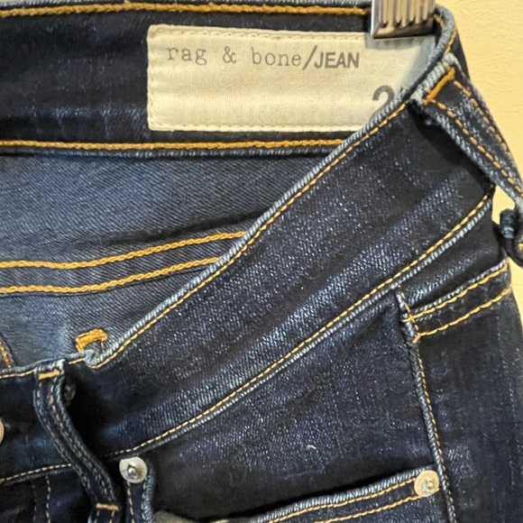 Rag and Bone Skinny Jean- Size 25- Dark Wash - Picture 3 of 4
